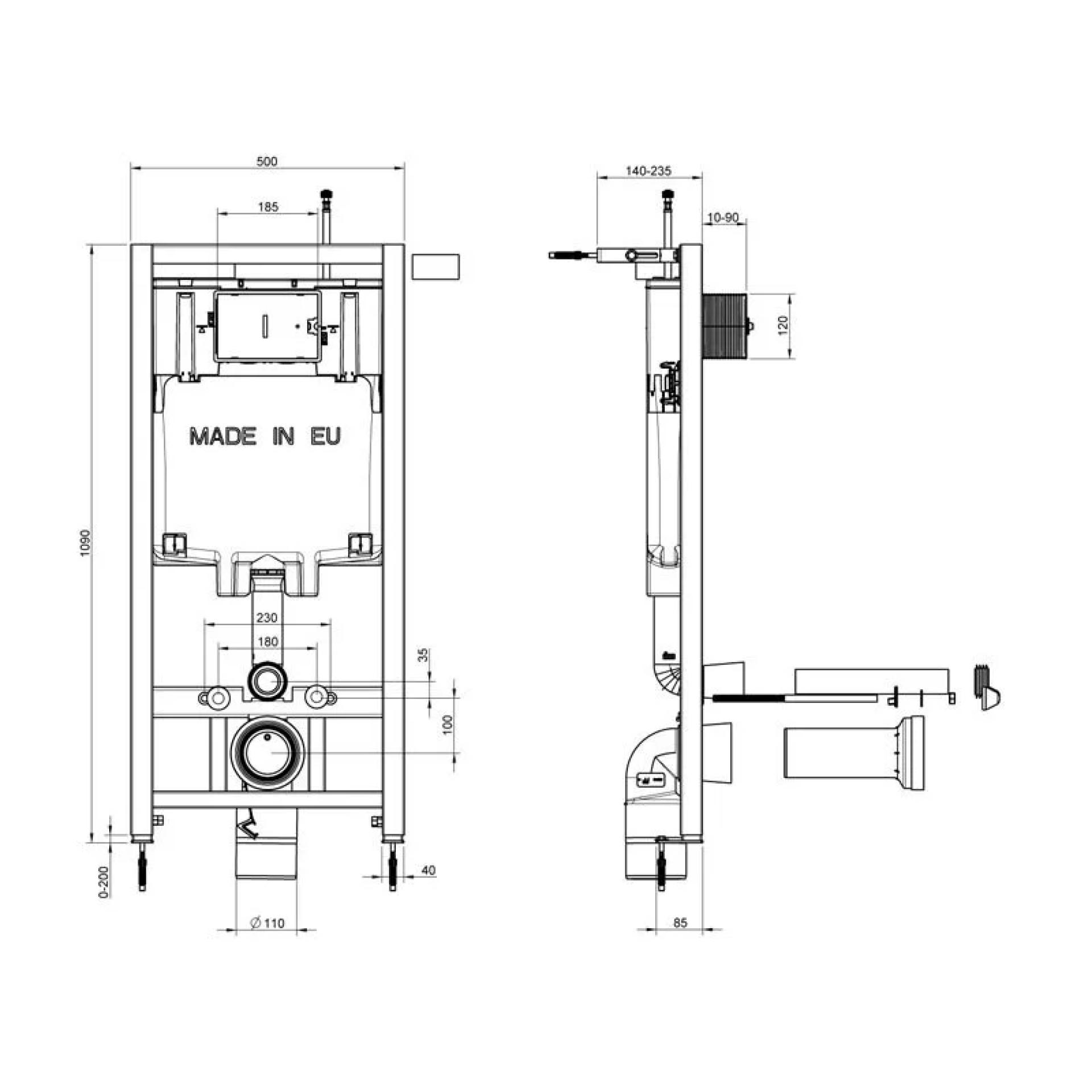 Фото: Jacob Delafon Odeon Rive Gauche (E29025-NF/EDR102-00/E29026-01R/E24889-00) Jacob Delafon