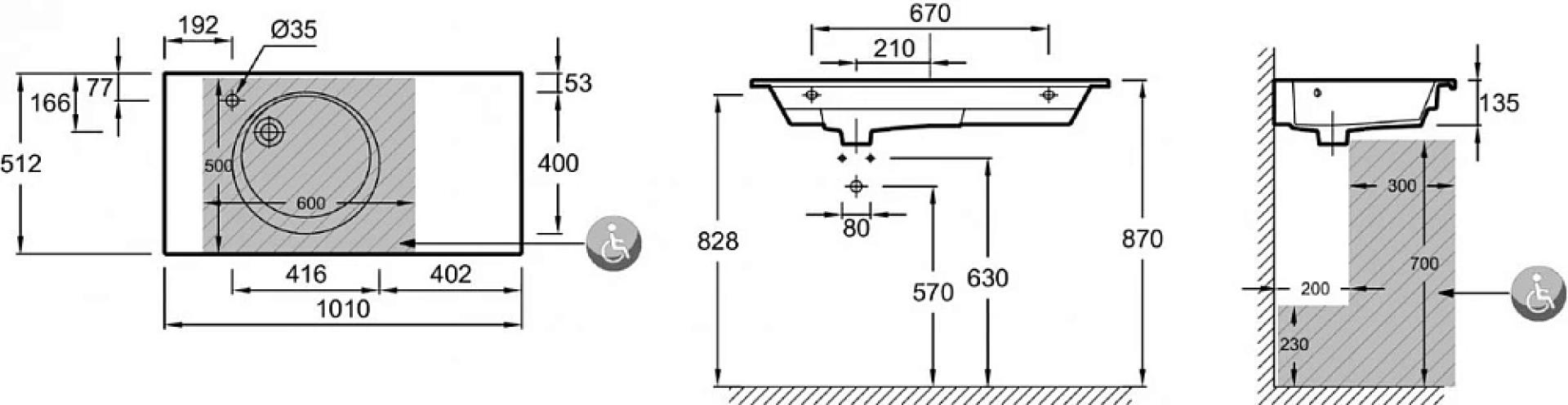 Фото: Jacob Delafon Odeon Rive Gauche (EB2524-R9-E52/EXAU112-Z-00/EB2571D-R9-E52) Jacob Delafon