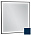Зеркало с подсветкой 60 см Jacob Delafon Allure EB1433-S56, лакированная рама морской синий сатин