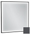 Зеркало с подсветкой 60 см Jacob Delafon Allure EB1433-S17, лакированная рама серый антрацит сатин