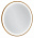 Зеркало с подсветкой 50 см Jacob Delafon Odeon Rive Gauche EB1288-CPR, бронзовая лакированная рама