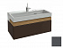 Комплект мебели 100 см Jacob Delafon Terrace с раковиной EXC9112-00, тумбой EB1187-442, серый антрацит лак