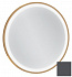 Зеркало с подсветкой 50 см Jacob Delafon Odeon Rive Gauche EB1288-S17, лакированная рама серый антрацит сатин