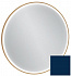 Зеркало с подсветкой 90 см Jacob Delafon Odeon Rive Gauche EB1290-S56, лакированная рама морской синий сатин