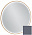 Зеркало с подсветкой 70 см Jacob Delafon Odeon Rive Gauche EB1289-S40, лакированная рама насыщенный серый сатин
