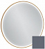 Зеркало с подсветкой 70 см Jacob Delafon Odeon Rive Gauche EB1289-S40, лакированная рама насыщенный серый сатин