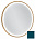 Зеркало с подсветкой 50 см Jacob Delafon Odeon Rive Gauche EB1288-S47, лакированная рама сине-зеленый сатин