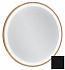 Зеркало с подсветкой 50 см Jacob Delafon Odeon Rive Gauche EB1288-S14, лакированная рама черный сатин
