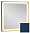 Зеркало Jacob Delafon Rythmik Pure EB1772-M67 матовый тёмно-синий