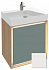 Комплект мебели 65 см Jacob Delafon Rythmik pure с раковиной EVN112-00, тумбой EB1770-M49, матовый белый
