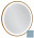 Зеркало с подсветкой 50 см Jacob Delafon Odeon Rive Gauche EB1288-S50, лакированная рама аквамарин сатин
