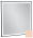 Зеркало с подсветкой 80 см Jacob Delafon Allure EB1435-S09, лакированная рама телесный сатин