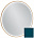 Зеркало с подсветкой 70 см Jacob Delafon Odeon Rive Gauche EB1289-S47, лакированная рама сине-зеленый сатин