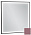 Зеркало с подсветкой 60 см Jacob Delafon Allure EB1433-S37, лакированная рама нежно-розовый сатин