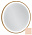 Зеркало с подсветкой 50 см Jacob Delafon Odeon Rive Gauche EB1288-S09, лакированная рама телесный сатин