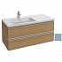 Комплект мебели 100 см Jacob Delafon Vox с раковиной EB2103-DD4, тумбой EB2025-RA-M43, матовый аквамарин